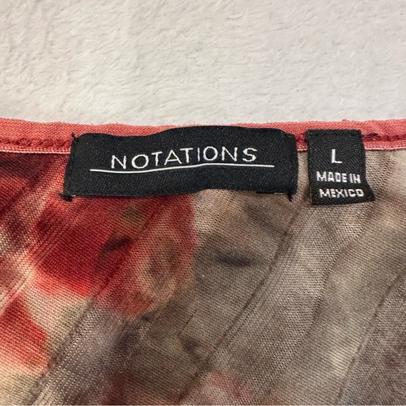 Notations Multicolor Ruffled Blouse - Picture 3 of 8